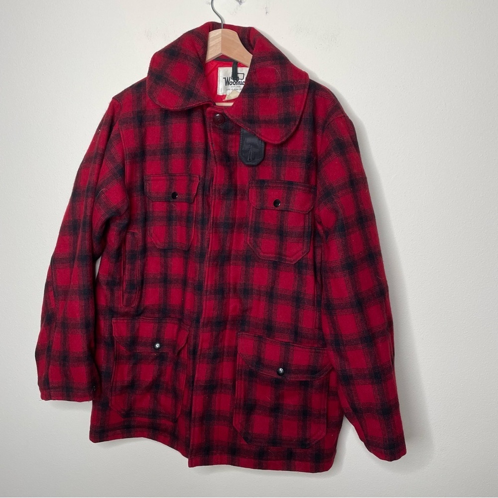 Vintage Woolrich Mackinaw Plaid Quilted Hunting Jacket 40